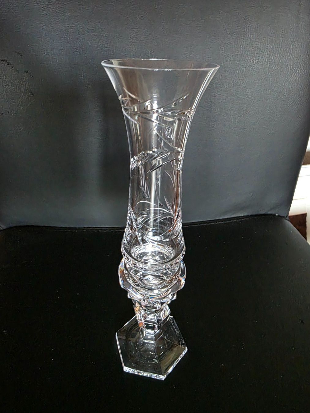 Vasen & Gefässe: antike Kristall Glas Vase 24 cm – Gebraucht aus Walterswil BE von Lonitti 1