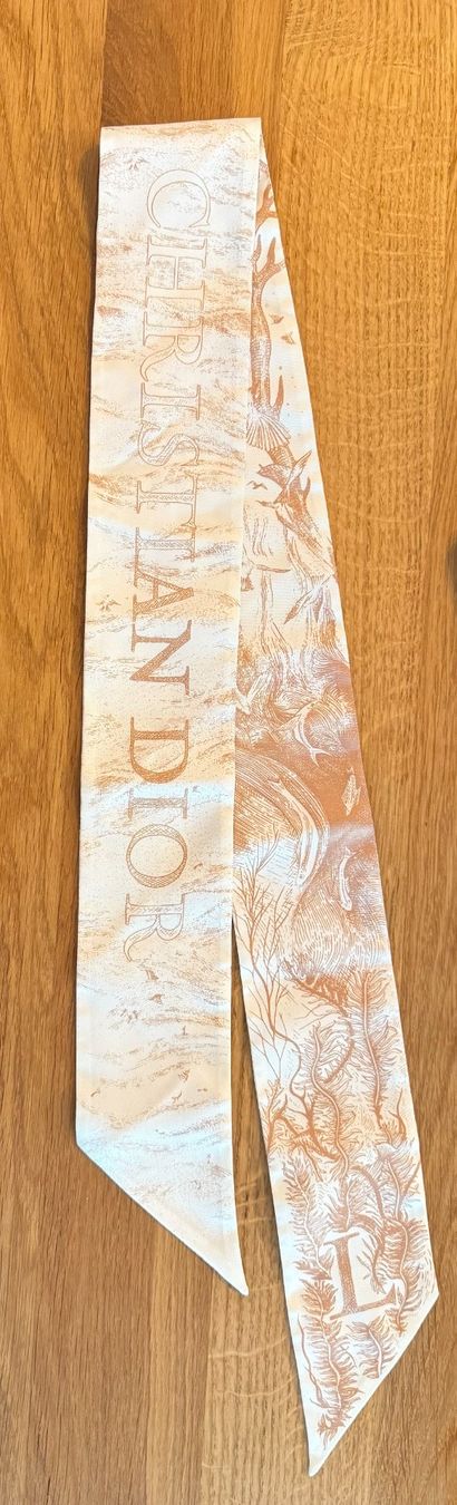 Dior Foulard & Sciarpe: Dior Seidenschal Twilly beige Neu – Nuovo (secondo la descrizione) da Lachen SZ venduto da Lindahofstetter01