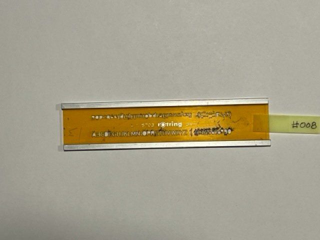 Altro in Scrittura & Disegno: Trace-lettres Rotring ref. 5703 3 mm type 1451 – Usato da Genève venduto da PeiroBo