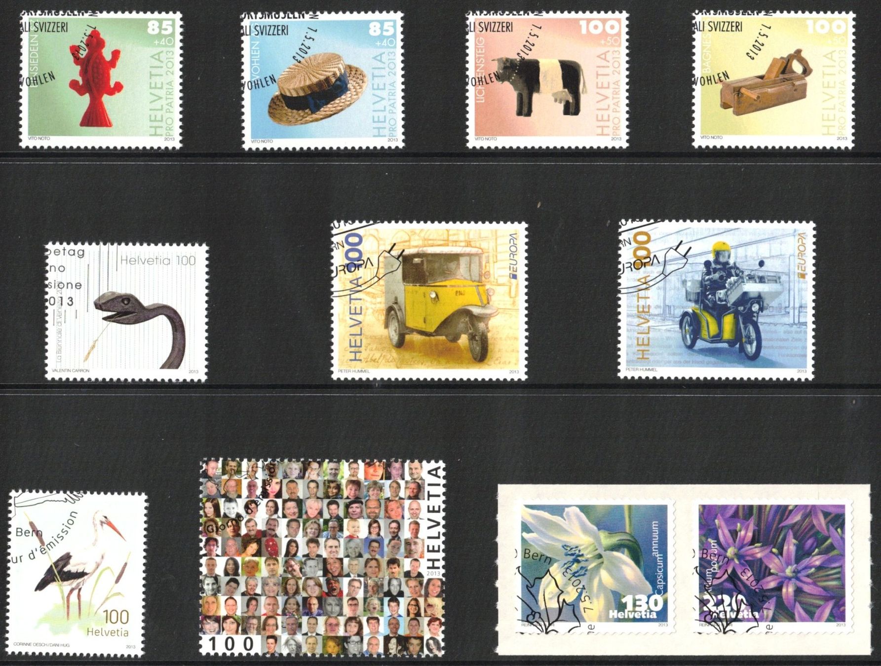 Alle Briefmarken: 2/2013   Einzelmarken    gestempelt – Gebraucht aus Mellingen von Ginger