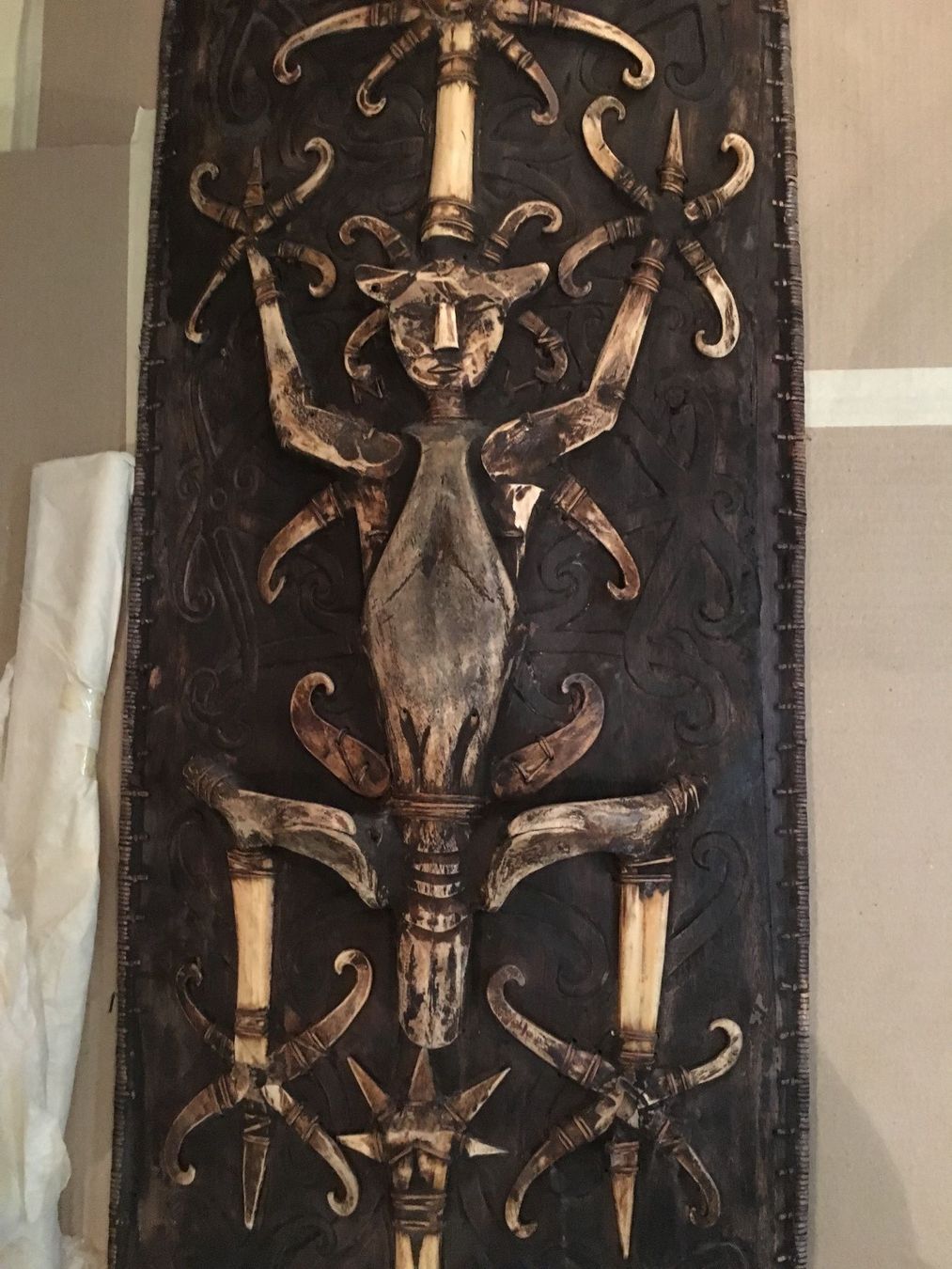 Sculture & Statue: Dayak Shield - Tribal art from Borneo – Usato da Oberwil b. Zug venduto da gdu_l8qx 1