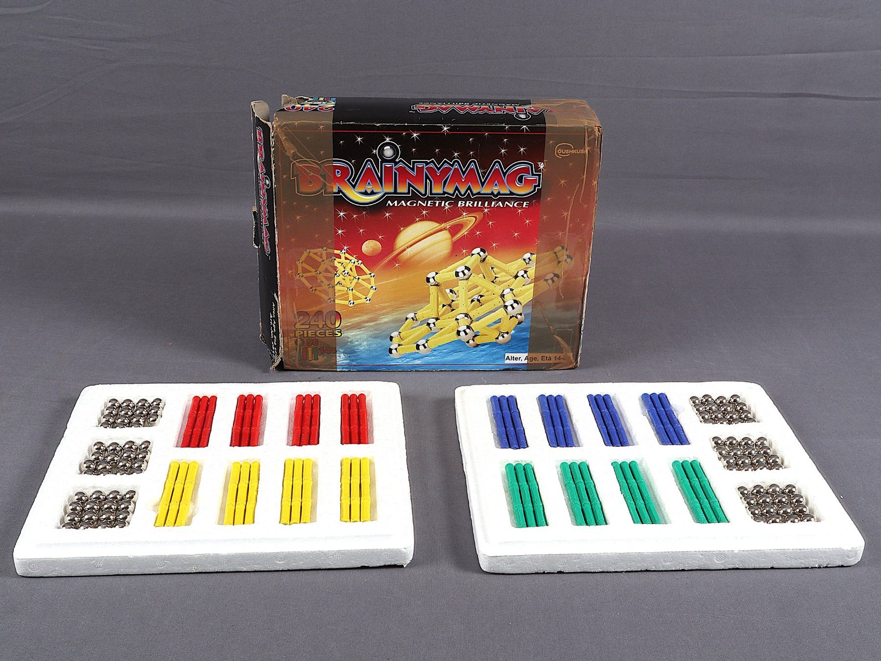 Bea Giochi: OUSHKUSH Brainymag Magnetbauspiel – Usato da Steinen venduto da Restwert_Steinen