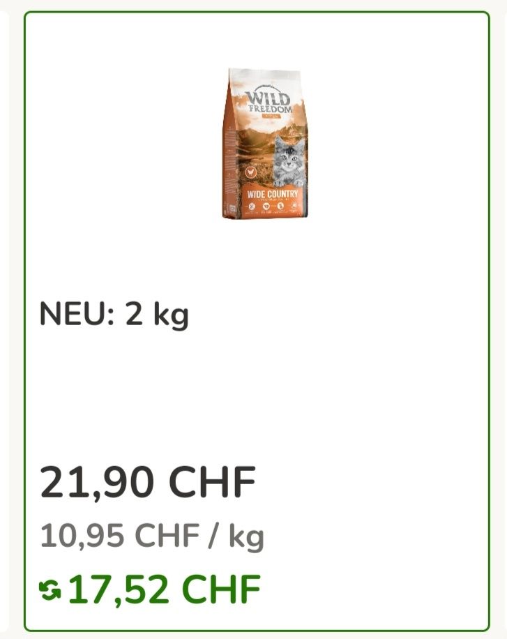 Futter: Wild Freedom  TroFu 2×2kg – Neu (gemäss Beschreibung) aus Burgdorf von tamaraw03 2
