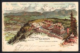 Litho Gurten, Hotel auf dem Gurten, Alpe