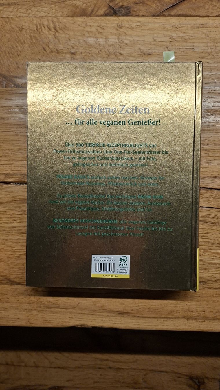 Bücher: Kochbuch Vegan - Das Goldene von GU – Gebraucht aus Hünenberg von 1902 1