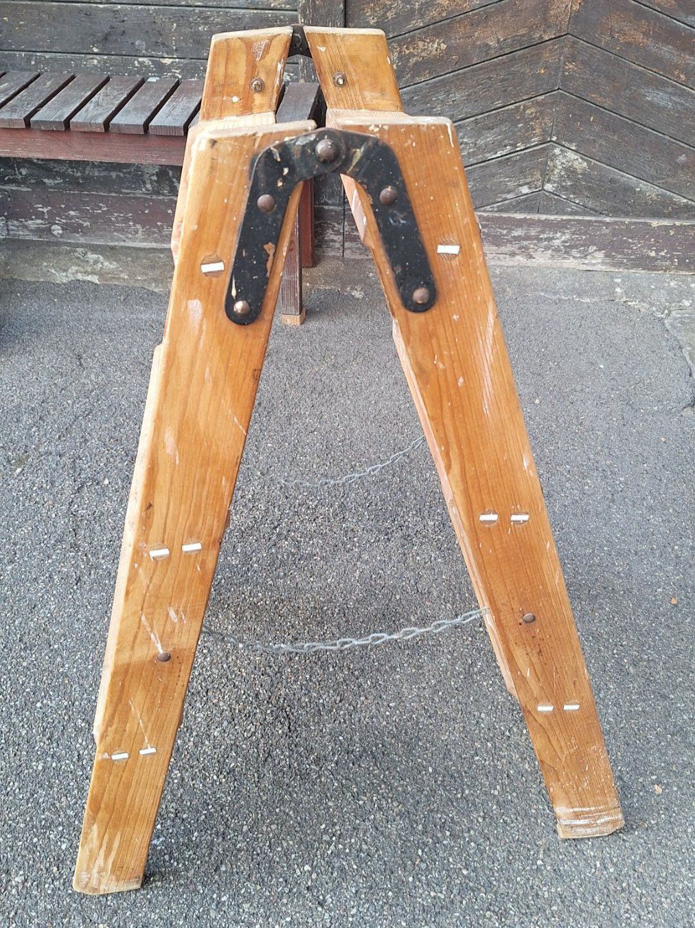 Leitern: kleine Vintage Bockleiter Holz – Gebraucht aus Dornach von majo8689 4
