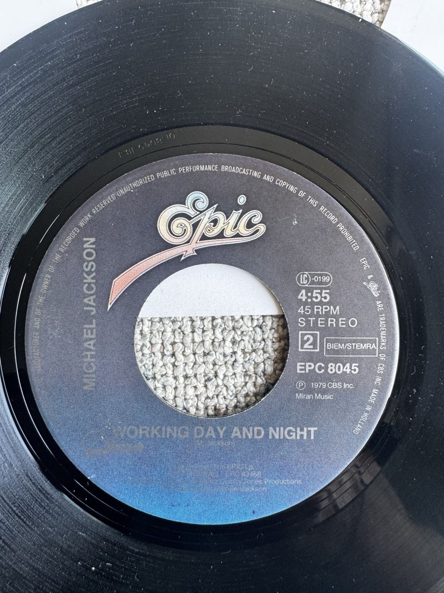 Dischi in vinile: Michael Jackson - Off The Wall - 7" Single- 80s – Usato da Rorbas venduto da BlackstarRecords 2