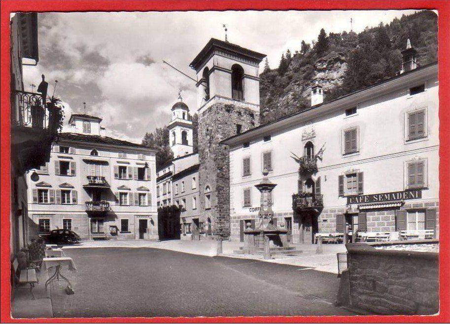 Cartoline postali: POSCHIAVO, TEILANSICHT, GROSSFORMAT – Usato da Grüningen venduto da Kartenlaube