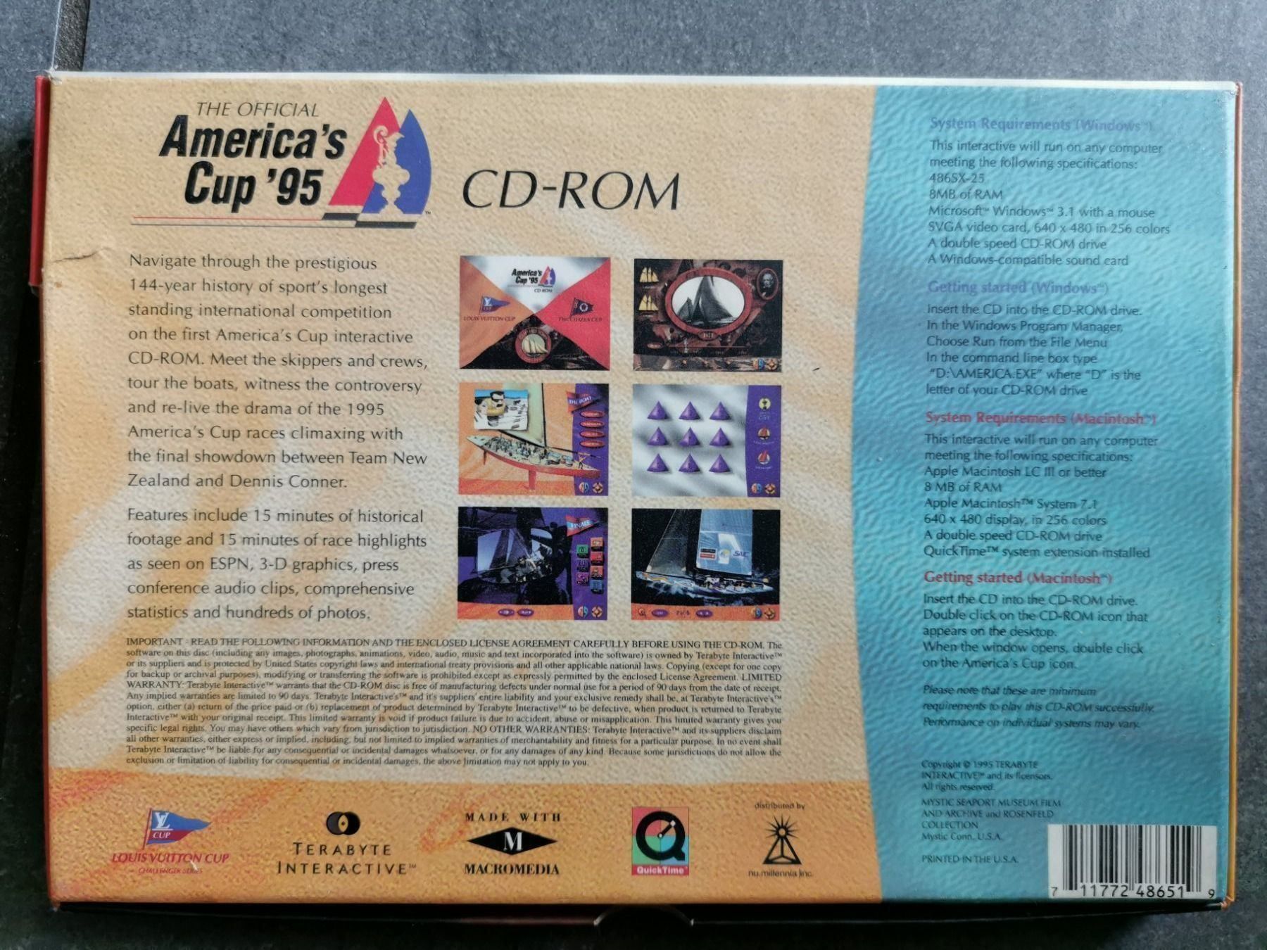 CD & DVD-Rohlinge: The Official America's Cup 1995 CD-Rom – Gebraucht aus Ins von joojooo 5