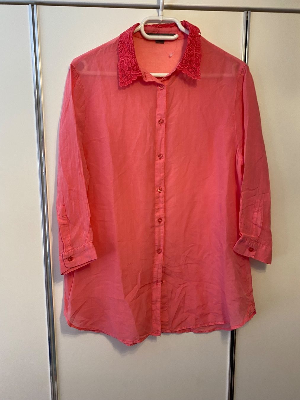 Blusen: Damen Bluse gr.46 72% Baumwolle 28% Seide – Gebraucht aus Pfungen von Sheki56