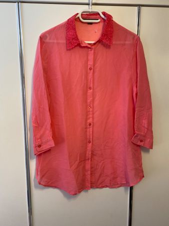 Damen Bluse gr.46 72% Baumwolle 28% Seide
