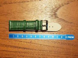 22mm Bracelet de montre en cuir