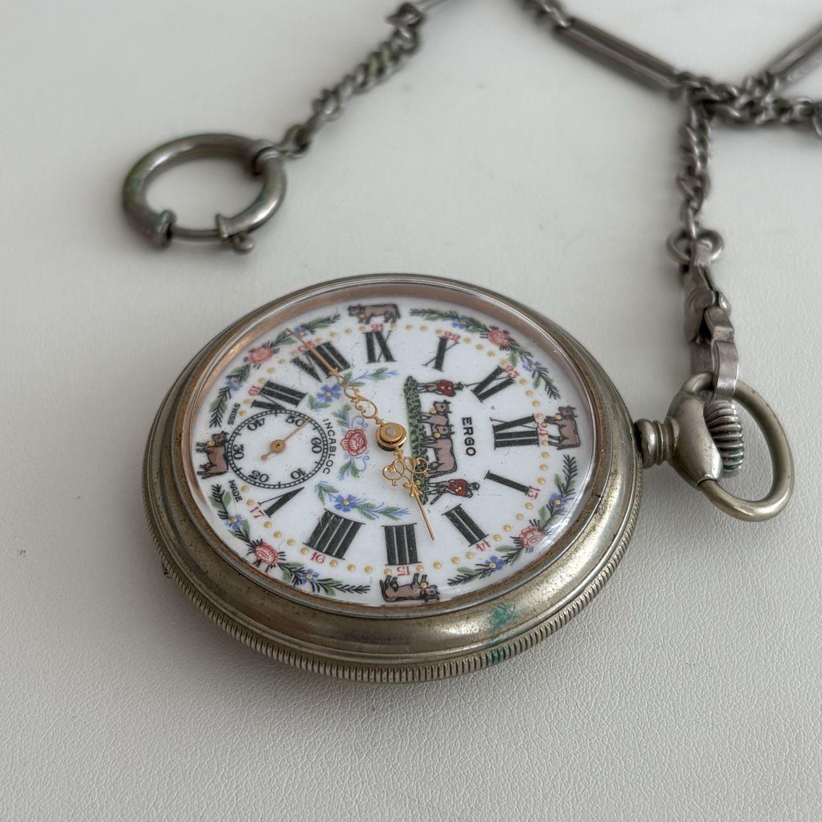 Orologi: Ergo Taschenuhr Kuh Ikone – Usato da Winterthur venduto da LaBodega 1