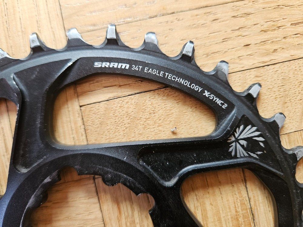 Sram Pezzi di ricambio: Kettenblatt SRAM 34T Eagle technology X-SYNC 2, 3mm Offset – Usato da Unterterzen venduto da Tommylee5 1