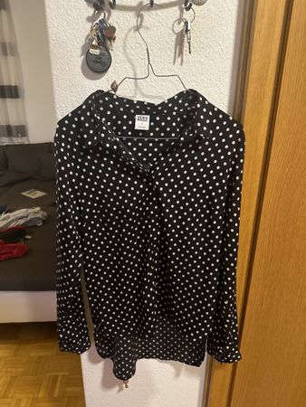 Vero Moda Bluse schwarz/weiss gepunktet, Gr. M, Top Zustand