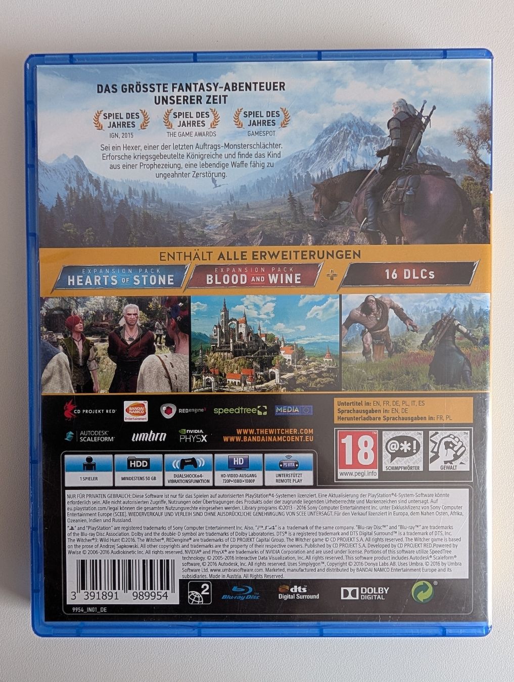 Giochi: THE WITCHER 3 WILD HUNT (PS4) – Nuovo (secondo la descrizione) da Obernau venduto da MABU9 1