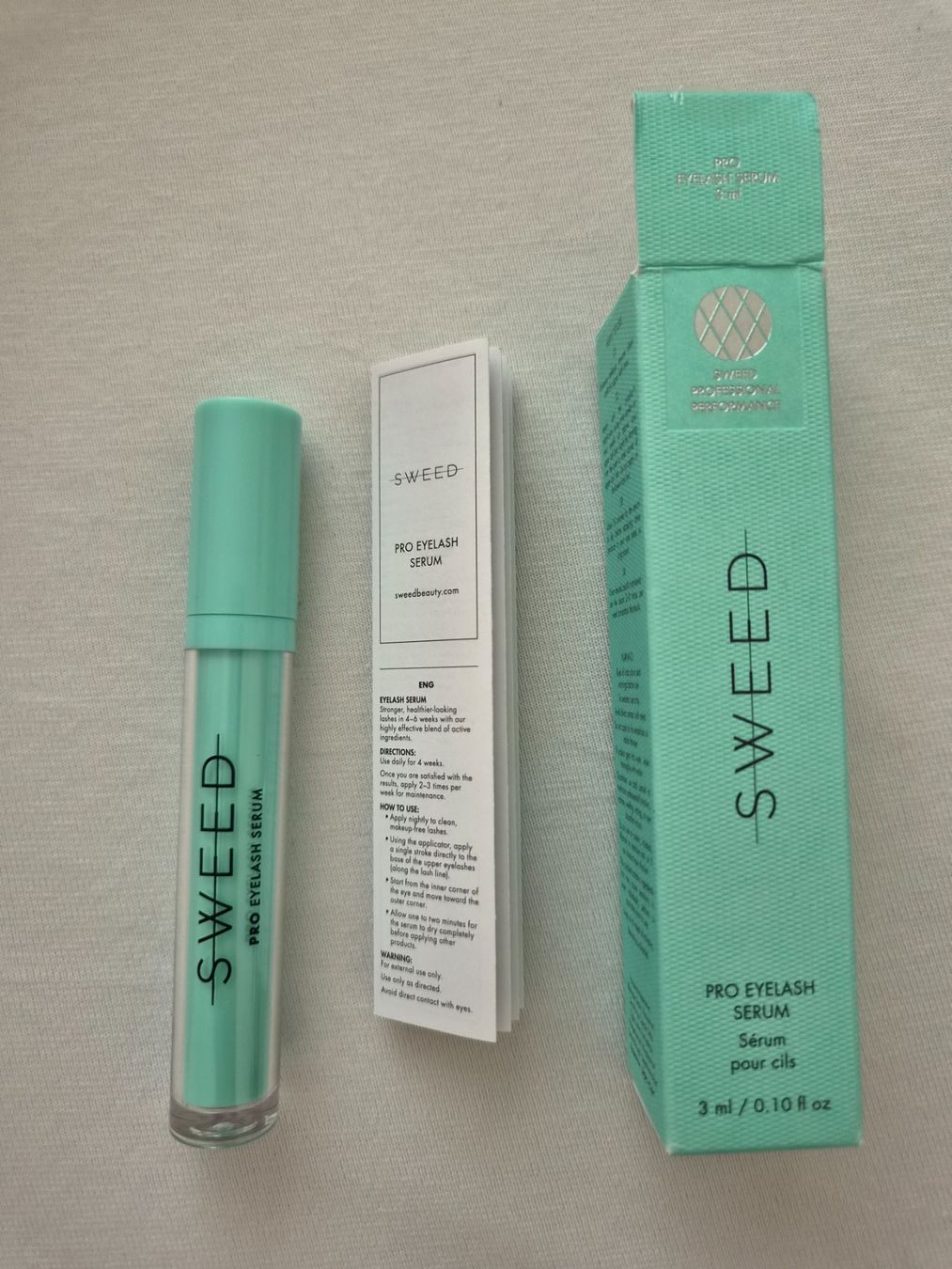 Cura del viso: Sweed Pro Eyelash Serum 3ml – Usato da Erlinsbach SO venduto da ULIKH 1