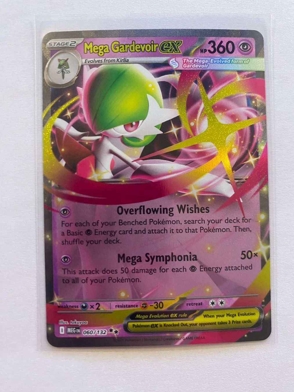 Pokémon Carte collezionabili: Pokemon Mega Gardevoir EX 060/132 Mega Evolution EN – Nuovo (secondo la descrizione) da Weingarten-Kalthäusern venduto da McGmavlo