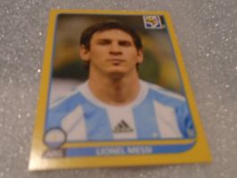 1 Panini  Lionel Messi WM 2010 Südafrika Schweizer Version