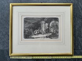 Antiker Stich Luzern Markt