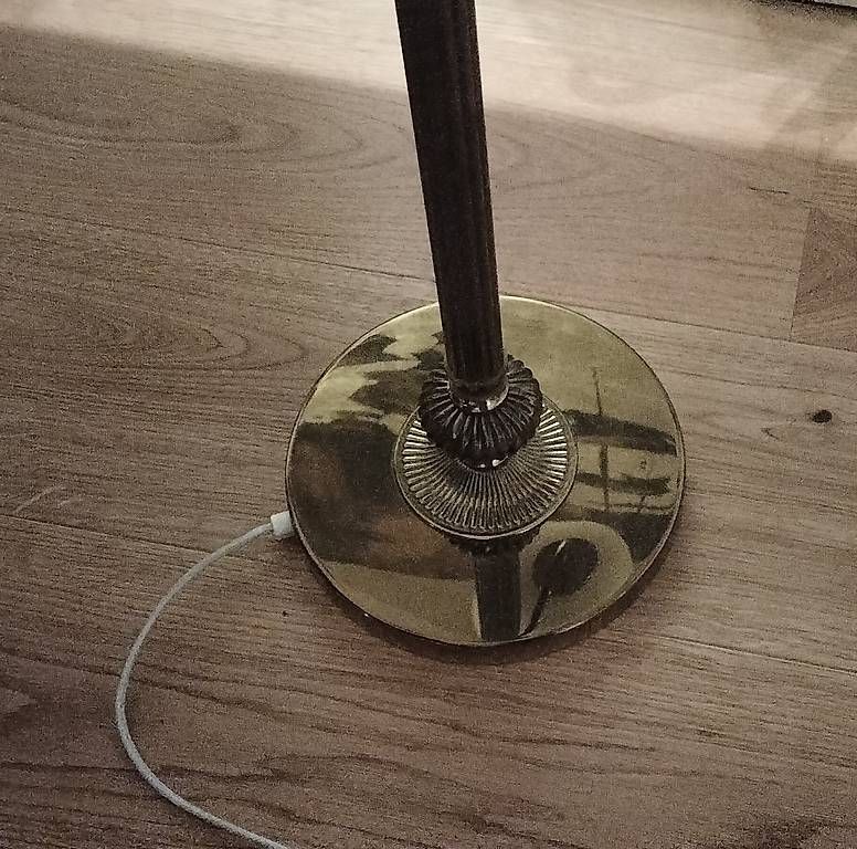 Lampade: Stehlampe mit vier Glaskugeln – Usato da Steinach venduto da Tsgweh 5