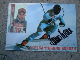 BRUNO KERNEN I (CH) SKISTAR AUTOGRAMMKARTE