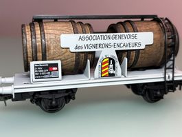 Limited SBB Weinfasswg * wagon foudre Vin Vignerons Genève