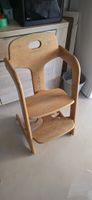 Chaise haute pour enfant en bois clair, réglable 👍👶 50