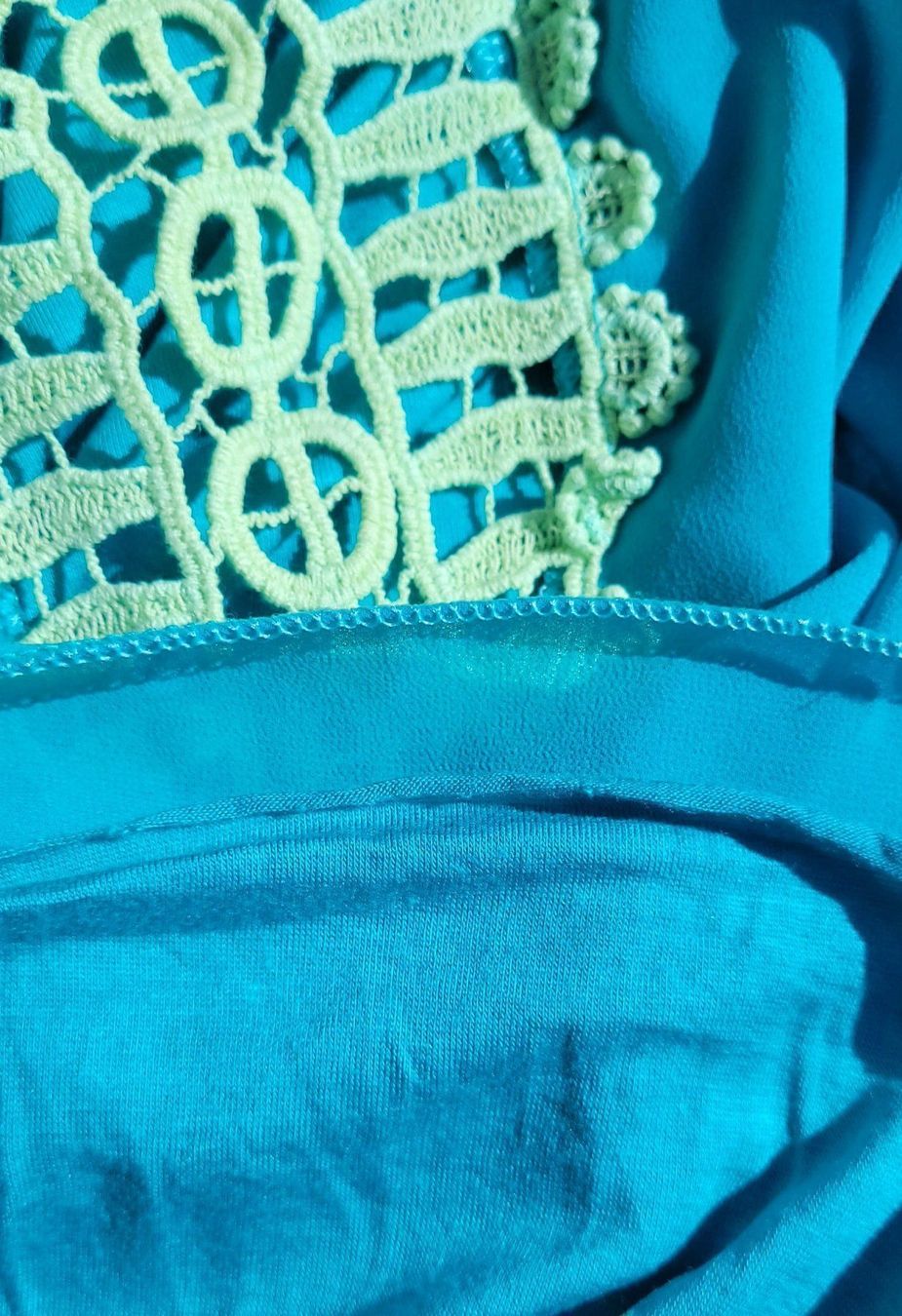 Camicette: Tunika Blusen Shirt ca. S mit Spitze – Usato da Füllinsdorf venduto da Sunnebliemli7 5