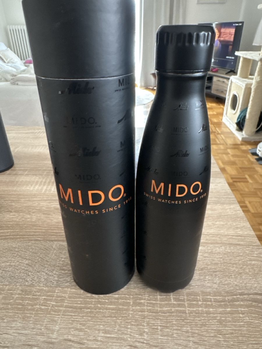 Borracce & Thermos: isotherme Mido bouteille black – Nuovo e nell'imballaggio originale da Vevey venduto da Eiden77 1