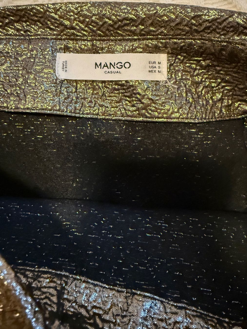 Mango Gonne: Mango golden/bronze miniskirt, M – Usato da Zürich venduto da kuz_mnn9 2