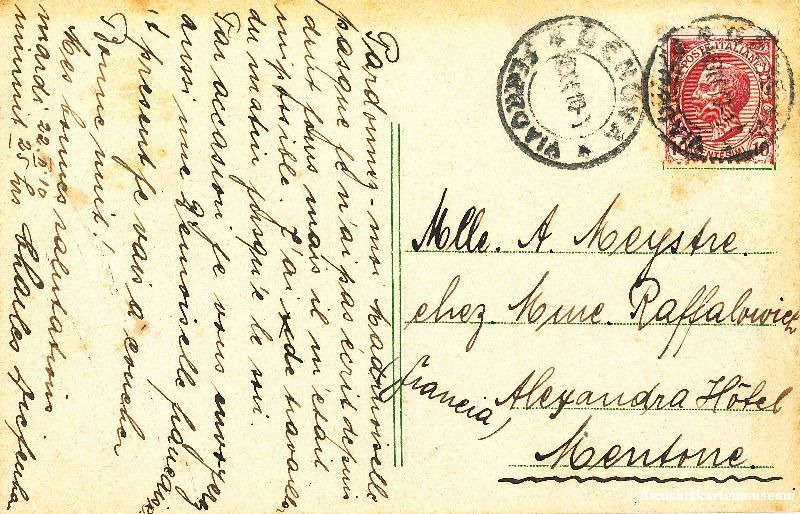 Cartoline postali: Genova - Galleria Mazzini Litho + 1910 – Usato da Emmenbrücke venduto da teestube 1