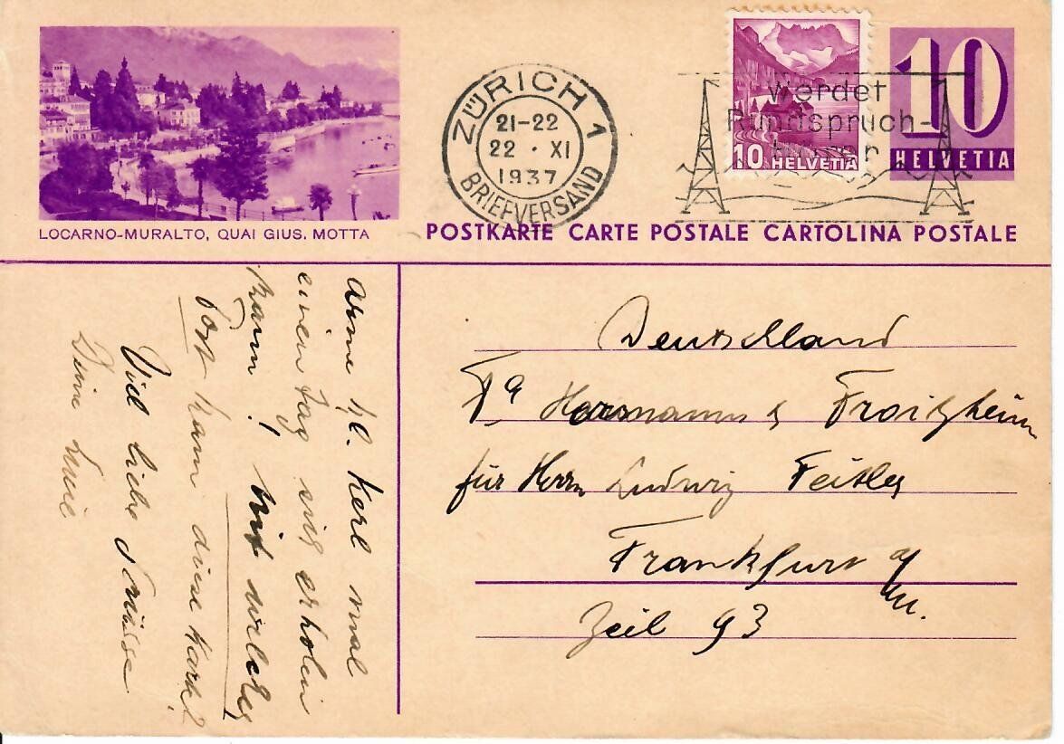 Alle Briefmarken: Bildpostkarte – Gebraucht aus Hochdorf von Ziegel-16