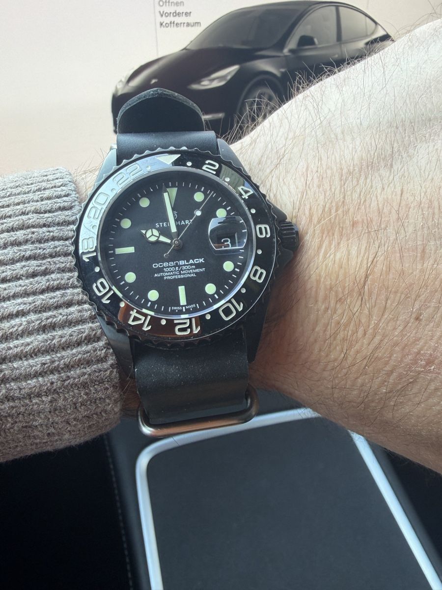 Steinhart Orologi: Steinhart Ocean 42 nova black – Usato da Bachenbülach venduto da RN-789 5