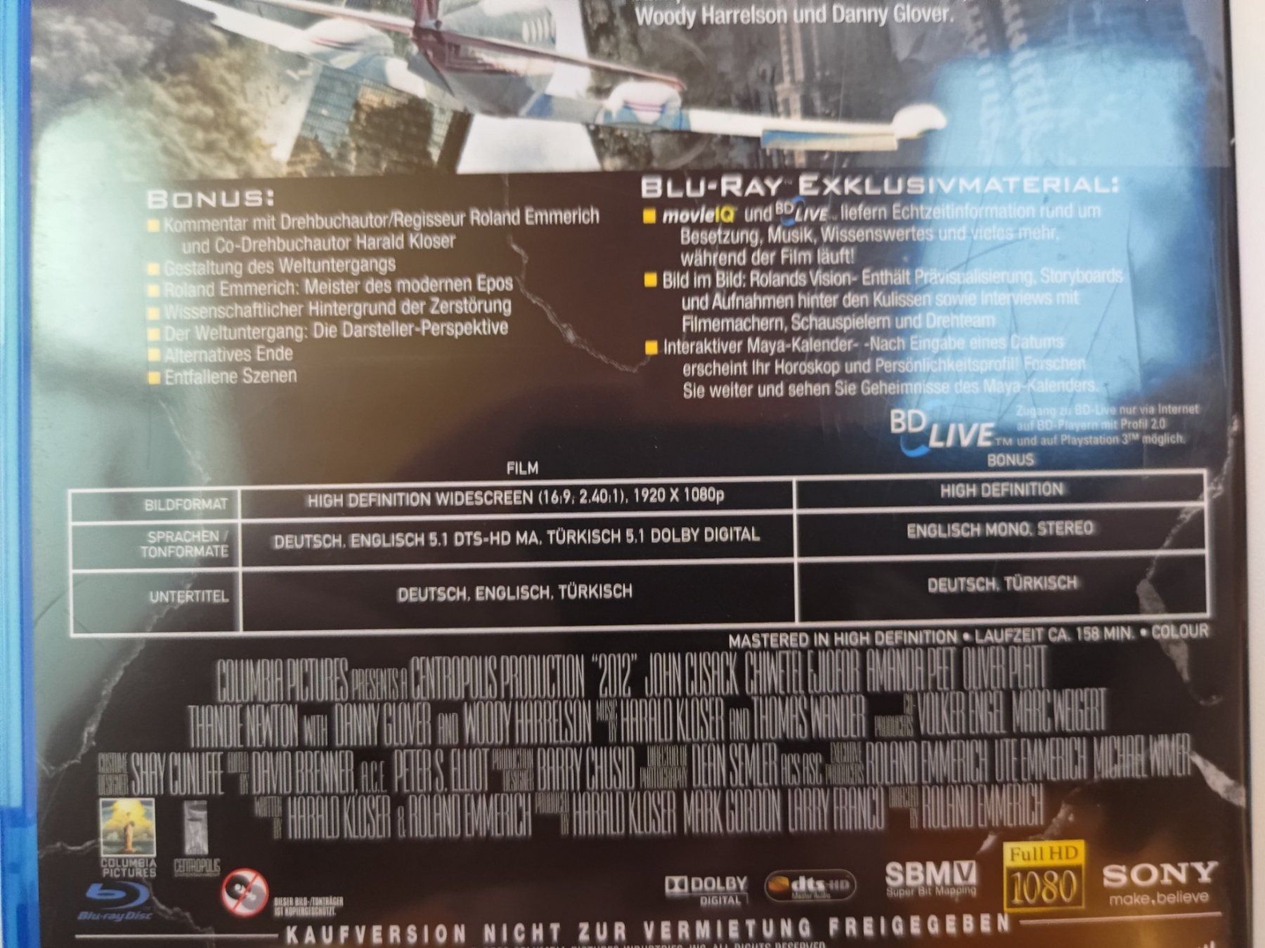 Tutti i DVDs: 2012 - Wir waren gewarnt – Usato da Liestal venduto da Kratzilla 3