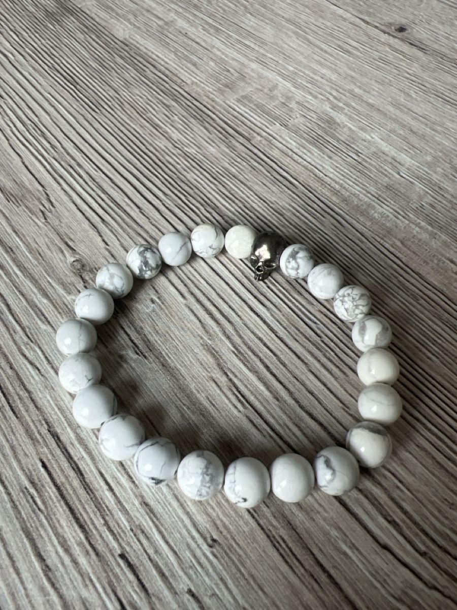 Bracciali & Braccialetti: Armband Perlen mit Totenkopf  – Nuovo (secondo la descrizione) da Villmergen venduto da Elcus7 1