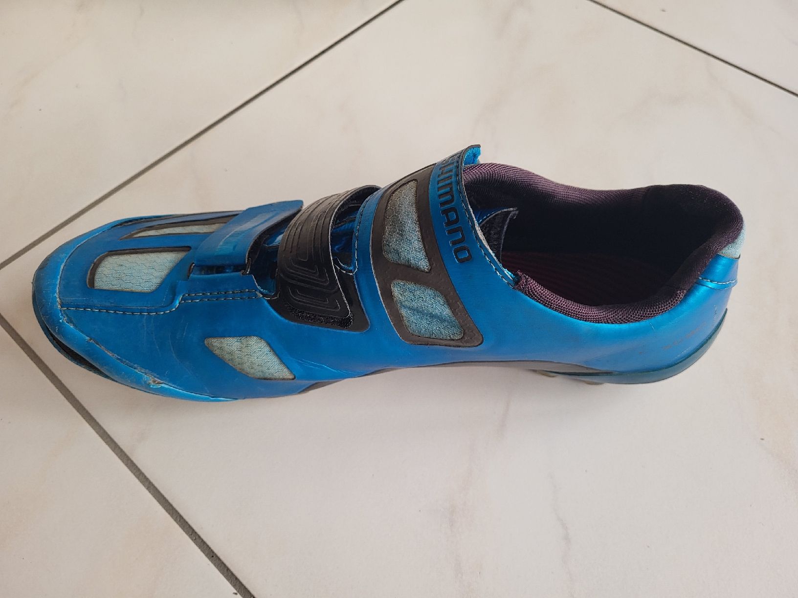 Shimano Chaussures hommes: Fahrradschuhe Shimano blau Grösse 46 – D'occasion à Zollbrück par Swissrace2 3