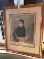 Bild Napoleon Bonaparte gerahmt historischer Druck  59/48 cm