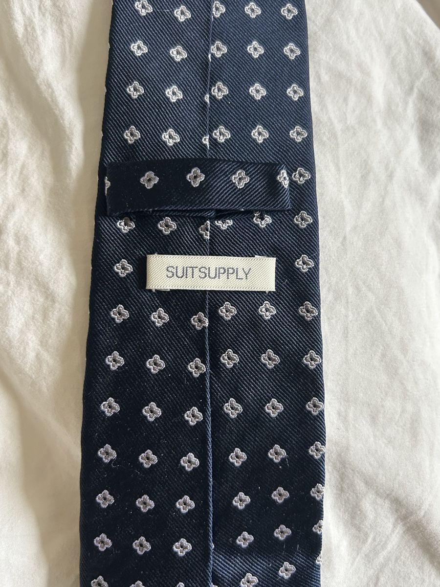 Cravatte: Dunkelblaue Krawatte mit Muster - SuitSupply – Usato da Zürich venduto da moreese 3