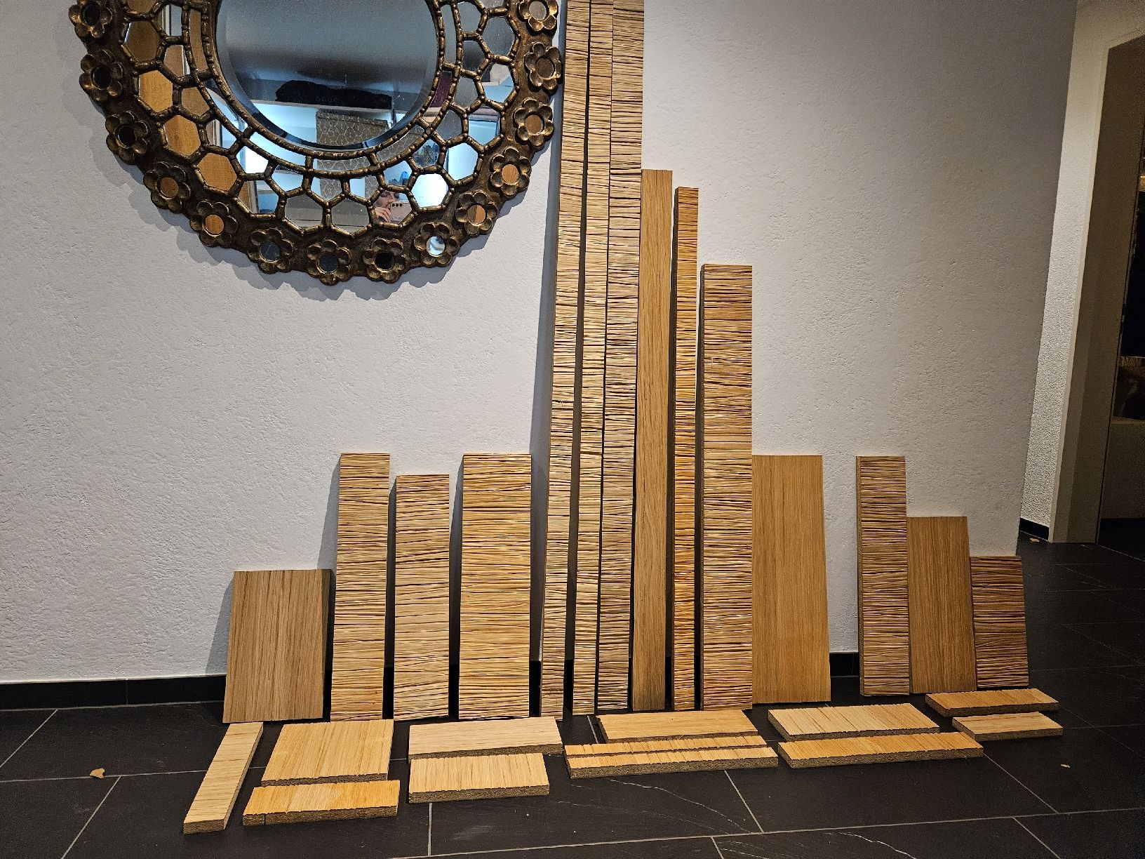 Articoli in legno: 3D Reliefplatten Echtholzfurnier Eiche hell 26 Stk – Nuovo (secondo la descrizione) da Bertschikon Gossau venduto da simla09
