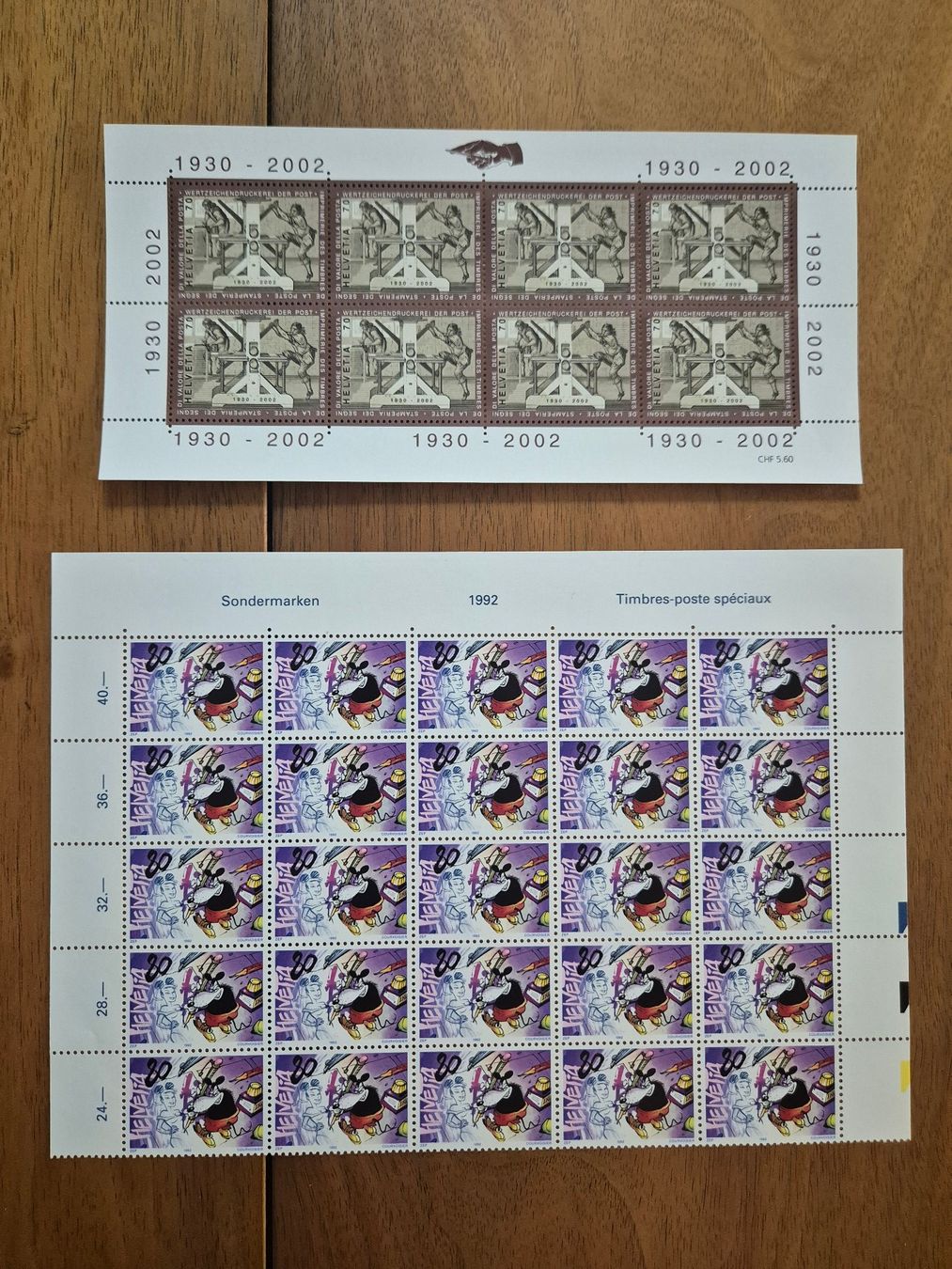 Tous les timbres: Frankaturware 100 CHF. GRATISLIEFERUNG ! – Neuf (Voir description) à Horgen par frankatur 2