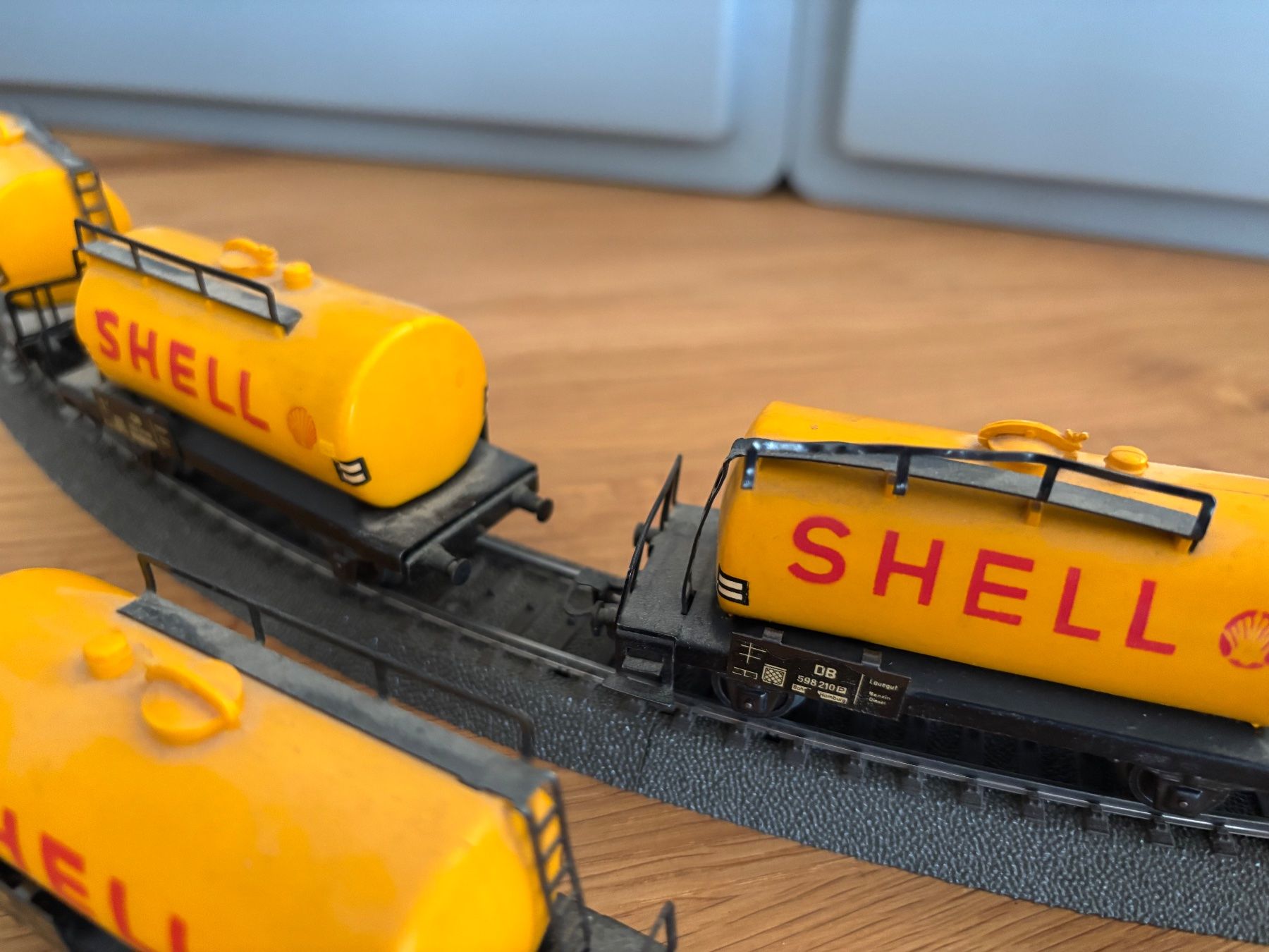 Märklin Modellini di ferrovie: 5x Güterwagen Shell - Märklin – Usato da Bremgarten AG venduto da Trombone98 4