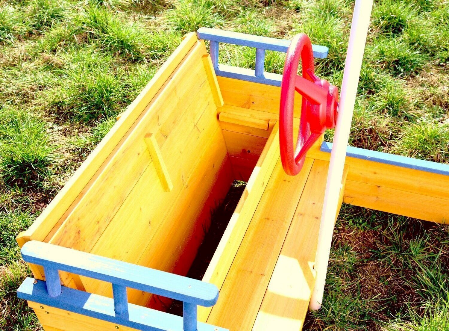 Bacs à sable: Piratenboot Sandkasten Boot aus Holz – Neuf avec emballage d'origine à Bottighofen par zaap 3