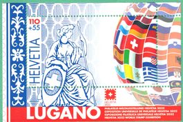2022  SB Lugano  Philatelie Weltsausstellung    postfrisch