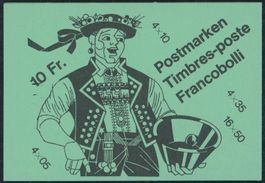 1985 - Markenheftchen - Volksbräuche - hellbläulichgrün