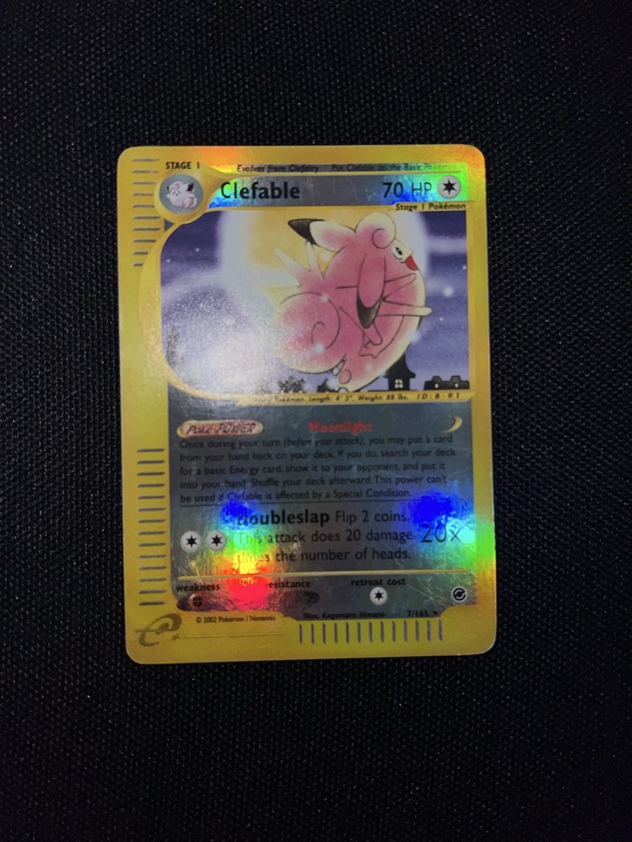 Pokémon Carte collezionabili: Clefable 7/165 Reverse Expedition English Pokemon – Usato da Basel venduto da luc_8ghp