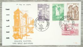 TR13 Enveloppe + Timbre Belgique 1962