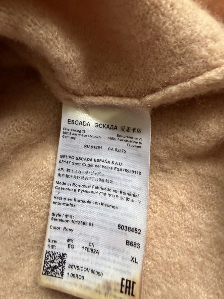 Escada Pulls & Sweat-shirts: Escada Cashmere Silk Pulli L / XL – D'occasion à Birmensdorf ZH par elibela 3