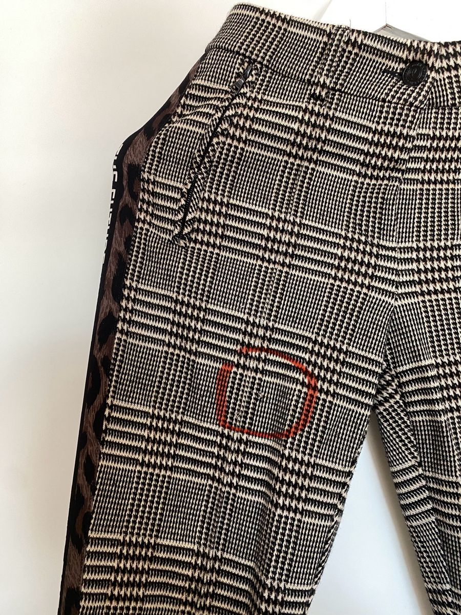 Cambio Hosen: Cambio Hose mit Karo-Muster und Leoprint, Gr. 36 – Gebraucht aus Muensingen von drleevsy 6