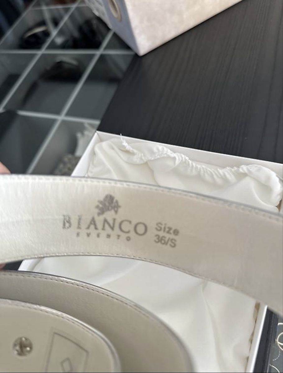 Cinture: Brautgürtel silber- Bianco Evento  - Grösse S/36 – Nuovo (secondo la descrizione) da Chur venduto da Pati0910 3